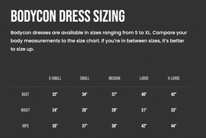 Bodycon Dress - Pre-Order